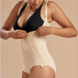 Marena Women's Recovery Girdle with High Back Bikini Length Style:SFBHA Black XS